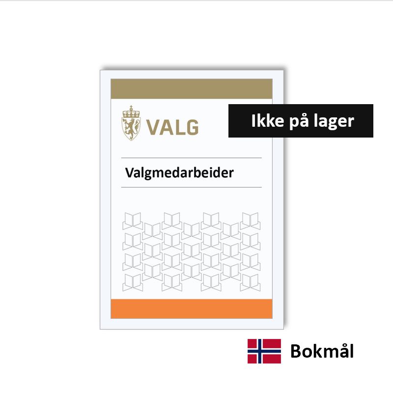 Hovedbilde Valgmedarbeider - funksjonærkort